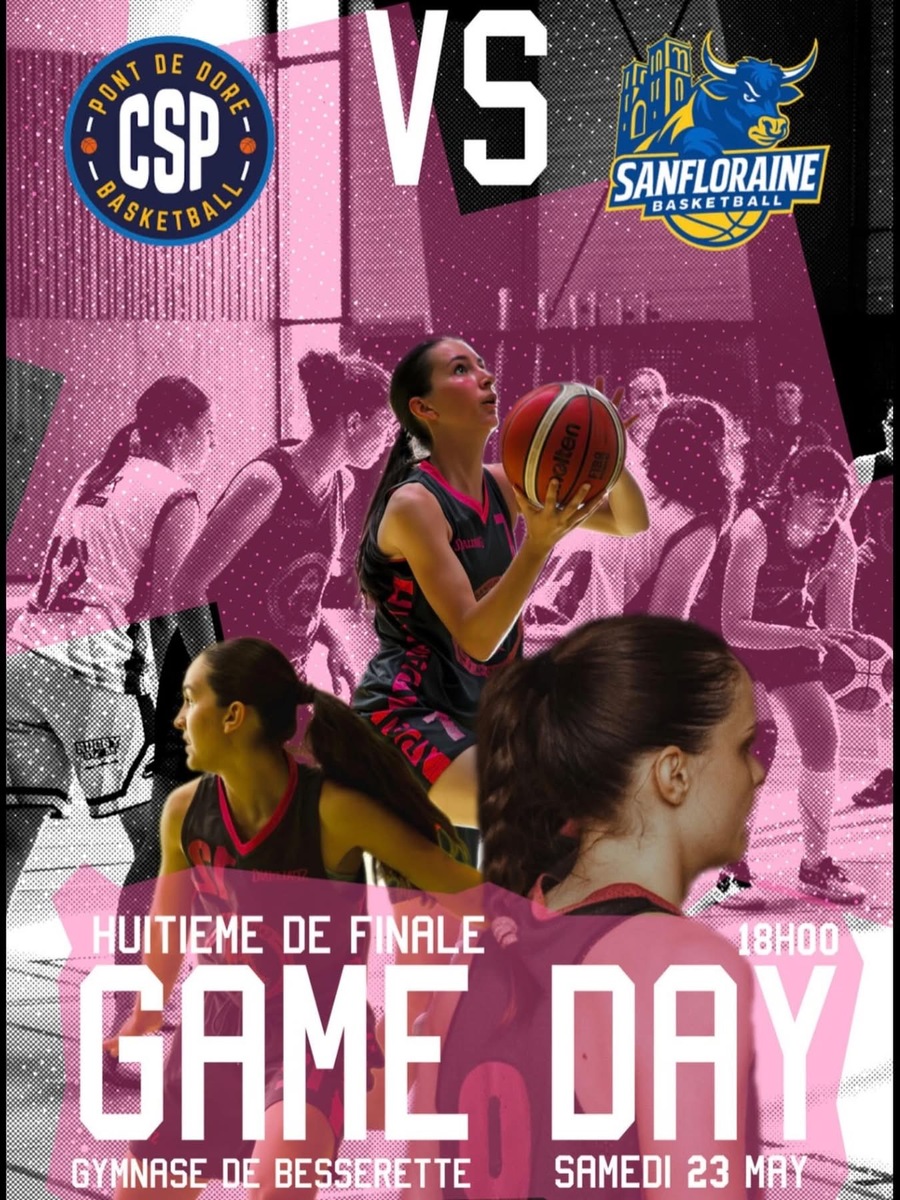 8ème de finale Seniors féminines / samedi 23 mai à 18h à Besserette