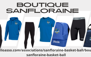 Boutique du club : commander avant fin novembre pour cadeaux de Noel