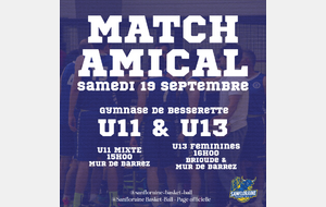 Matchs U11 &amp; U13