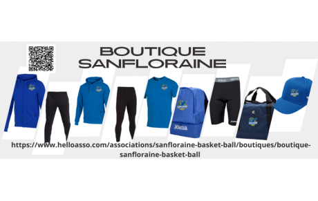 Boutique du club : commander avant fin novembre pour cadeaux de Noel